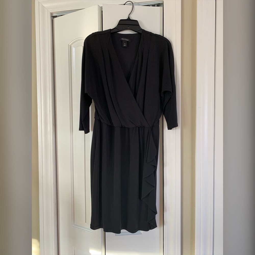 White House Black Market mock wrap dress